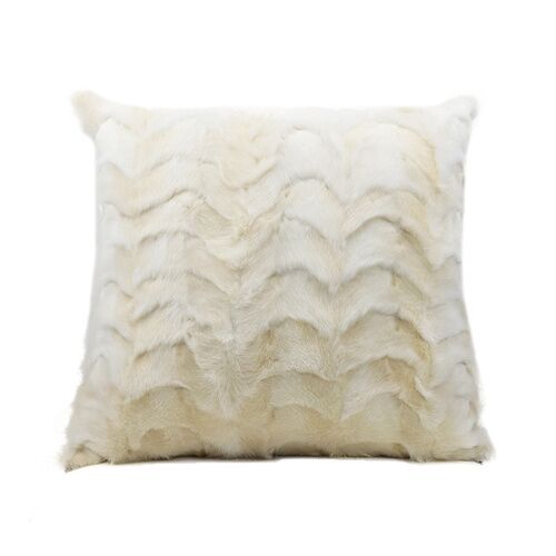 mink fur pillow